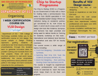 1 week Certification course on VLSI 2024 Training Poster